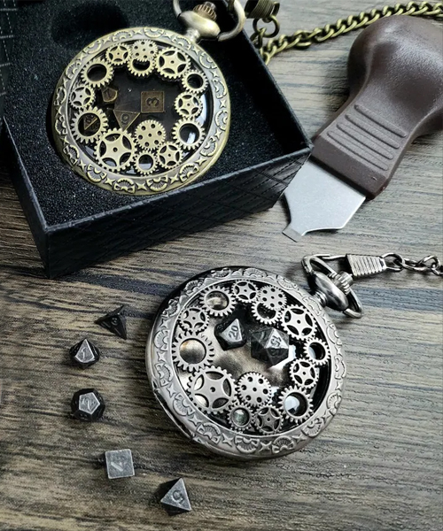 Jahrgang Taschenuhr Wuerfel